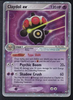 Claydol ex 93/108 - 2007 Pokemon Card Power Keepers Holo - Image 1