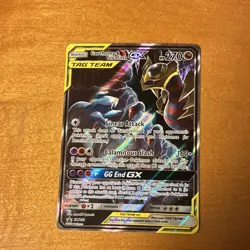 Pokemon TCG Garchomp & Giratina GX Full Art Holo Card 228/236 Tag Team - Image 1