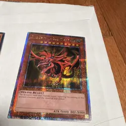 Konami Yu-Gi-Oh! TCG 3 Card Lot - Slifer, Winged Dragon of Ra, Holo - Image 4