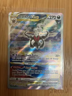 Darkrai VSTAR GG50/GG70 Crown Zenith Galarian Gallery Ultra Rare Pokemon Card NM - Image 1