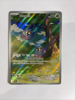 Pokemon TCG Tangela Illustration Rare Scarlet & Violet 151 Holo Card 178/165 NM - Image 1