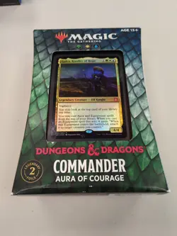Magic: the Gathering Commander Aura of Courage Dungeons and Dragons SEALED Deck - Image 1
