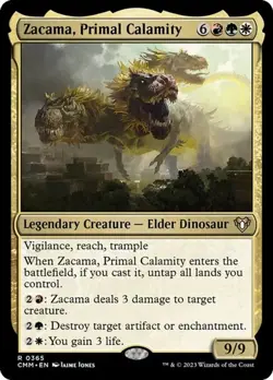 Zacama, Primal Calamity CMM NM MTG - Image 1