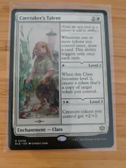 MTG Caretaker's Talent 0006 Bloomburrow M/NM Free UK P&P - Image 1