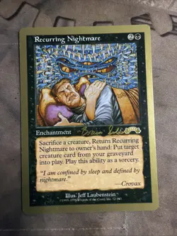 1998 MTG: Recurring Nightmare English - World Championship Deck Brian Selden - Image 1
