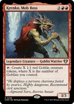 Krenko, Mob Boss CMM NM MTG - Image 1