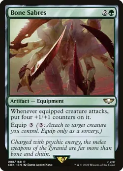 Bone Sabres Warhammer 40,000 NM MTG - Image 1