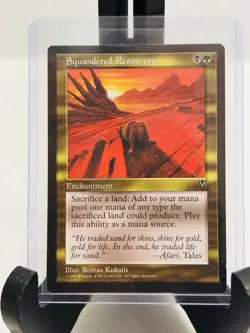 Squandered Resources - MTG Magic the Gathering - Visions - Image 1