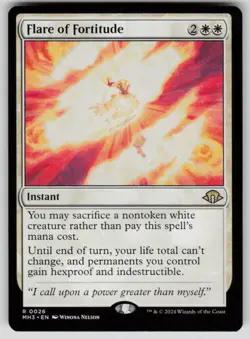 Flare of Fortitude Rare Modern Horizons 3 26 MTG Near Mint 2024 - Image 1