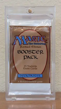 MTG - Revised Booster Pack - Magic the Gathering, Factory Sealed 1994 - Image 1