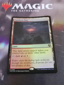 Mtg. Sundown Pass. Foil. Innistrad Remastered. Pack Fresh - Image 1