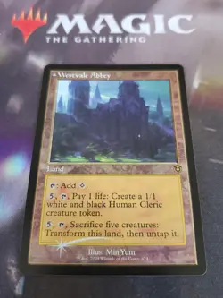 Mtg. Westvale Abbey. Foil Retro Frame. Innistrad Remastered. Pack Fresh - Image 1