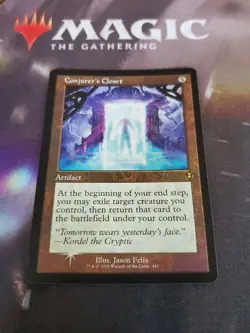 Mtg. Conjurer's Closet. Foil Retro Frame. Innistrad Remastered. Pack Fresh - Image 1