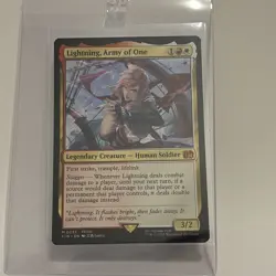 MTG - Lightning, Army of One - Regular Mythic #233 - Final Fantasy NM - Image 1