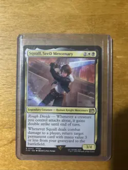 MTG Final Fantasy Squall Seed Mercenary Card 0243 Rare Near Mint Condition - Image 1