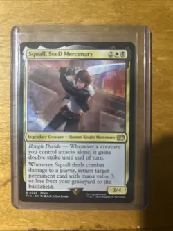 MTG Final Fantasy Squall Seed Mercenary Card 0243 Rare Near Mint Condition - Image 2