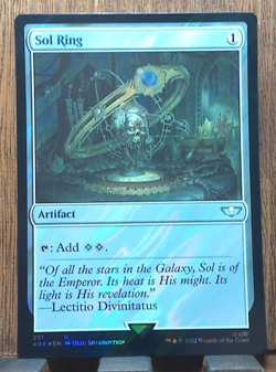 MTG✨ Sol Ring (Surge Foil) Universes Beyond: Warhammer 40000 NEAR MINT💕❤ - Image 1