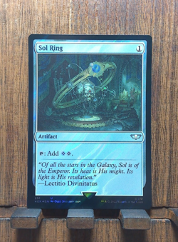 MTG✨ Sol Ring (Surge Foil) Universes Beyond: Warhammer 40000 NEAR MINT💕❤ - Image 2