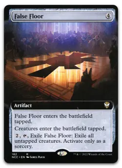False Floor (Extended Art) #182 (LP) Streets New Capenna NCC Magic MTG - Image 1