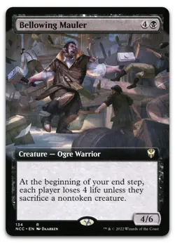 Bellowing Mauler (Extended Art) #134 (NM) Streets New Capenna NCC Magic MTG - Image 1