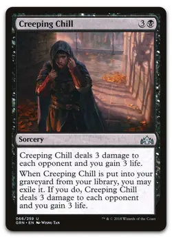 Creeping Chill #66 (LP) Guilds of Ravnica GRN Magic MTG - Image 1