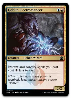 Goblin Electromancer #186 (LP) Ravnica Remastered RVR Magic MTG - Image 1