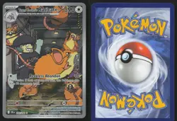 Team Rocket's Raticate 202/182 Destined Rivals Pokemon English NM - Image 3