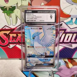 CGC 9 Articuno GX SV54/SV94 Shiny Vault - Hidden Fates - Pokemon TCG -SHIPS FAST - Image 1