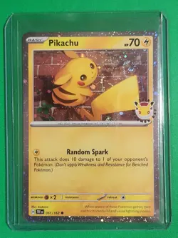 Pikachu (Pokemon Day 2026) 051/162 30th Anniversary Cosmos Holo - Image 1