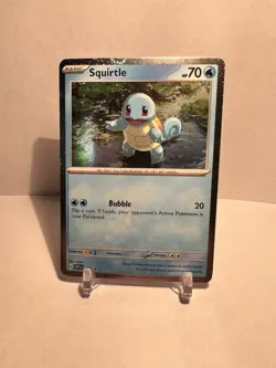 Squirtle Cosmos Holo 048 Pokemon Black Star Promo SVP 151 DOUBLE SWIRL NM - Image 2