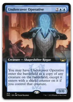 Undercover Operative (Extended Art) #414 (LP) Streets New Capenna SNC Magic MTG - Image 1