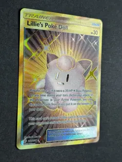 Lillie's Poke Doll 267/236 Cosmic Eclipse Gold Secret Rare Pokemon NM/Near Mint - Image 5