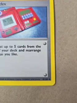 POKEMON Trainer Pokedex 87/102 Base Set Unlimited 1999 Original Pack Fresh - Image 4