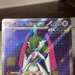 Iron Valiant ex 225/182 - Paradox Rift Pokemon TCG - Image 2
