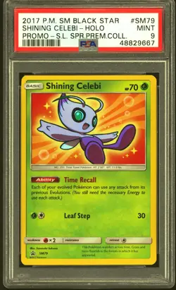 Pokemon Shining Legends Special Collection Shining Celebi SM79 PSA 9 - Image 1