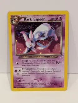 Pokemon Dark Espeon Neo Destiny Holo Rare - Image 1