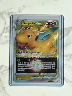 Pokemon TCG Dragonite VSTAR Pokemon GO 050/078 Holo Ultra Rare NM - Image 1