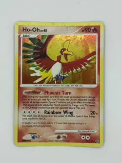 HO-OH LV.45 2007 POKEMON D&P SECRET WONDERS HOLO RARE 10/132 Q2045 - Image 1