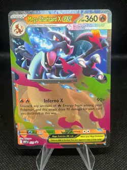 Mega Charizard X ex - 029 029 Holo Promo ME: Mega Evolution Promo Pokemon NM - Image 1