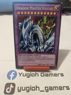 Yu-Gi-Oh Dragon Master Knight DPRP 1st Edition Rare Light Played - Image 1