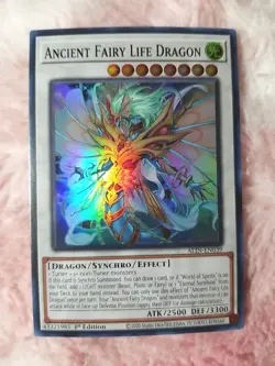Yu-gi-oh! Ancient Fairy Life Dragon ALIN-EN039 Alliance Insight 1st Edition - Image 1