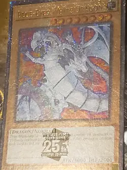 Blue-Eyes White Dragon (Alt Art) 1ST ED Quarter Century RA04-EN002 Yu-Gi-Oh! - Image 2