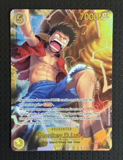 One Piece #OP15-119 Monkey. D. Luffy Secret Rare SEC Adventures On Kami's Island - Image 1