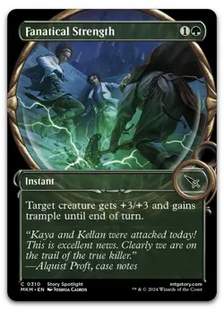 Fanatical Strength (Showcase) #310 (LP) Murders Karlov Manor MKM Magic MTG - Image 1