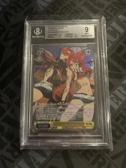 Weiss Schwarz Yoko GL/S52-003SP Gurren Lagann Gold Signature BGS 9 Japanese - Image 1