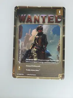 Wonders Of The First Call Of The Stones Wanted Alt Kaia "Clutch" Shockbite #A7 - Image 1