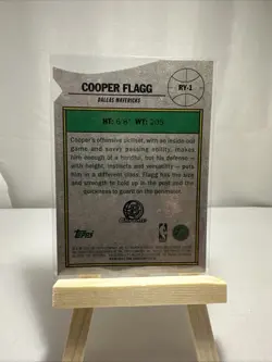 2025-26 Topps Bowman Basketball #RY-1 Cooper Flagg Chrome Rookie Year Favorites - Image 2
