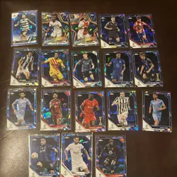 2022 & 2023 Topps Chrome UEFA Soccer Sapphire Edition 34-Card Lot! (Q1) - Image 2