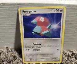 Porygon Pokemon Card 81/106 Basic Regular 2008 HP - Image 1
