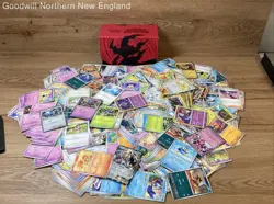 2.5LB Lot of Various Assorted Pokemon Cards TCG CCG in Collectible Box - Image 1